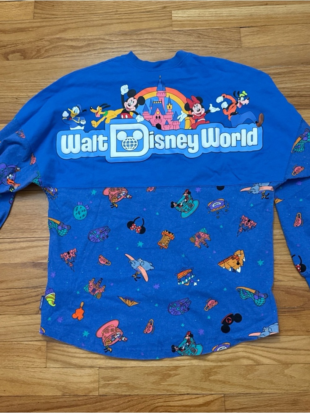 2025 Disney Parks Walt Disney World Play In The Parks Blue Spirit Jersey Size S